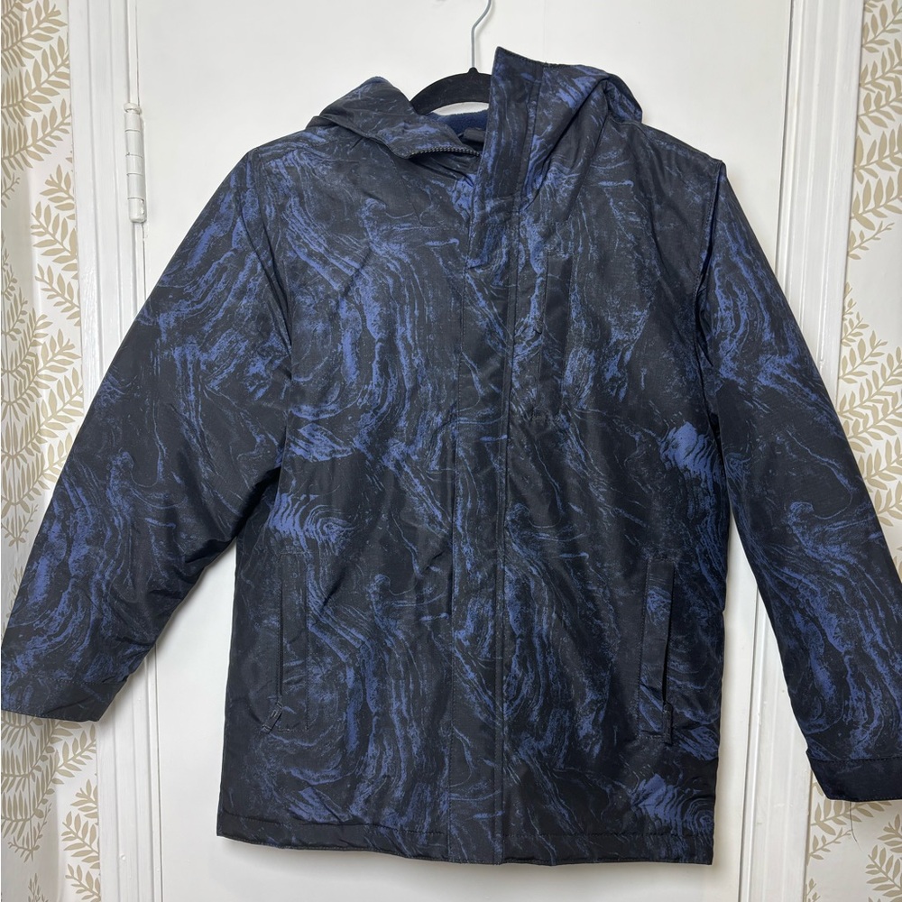 The Children's Place Blue and Black Kids Jacket Size Large 10/12